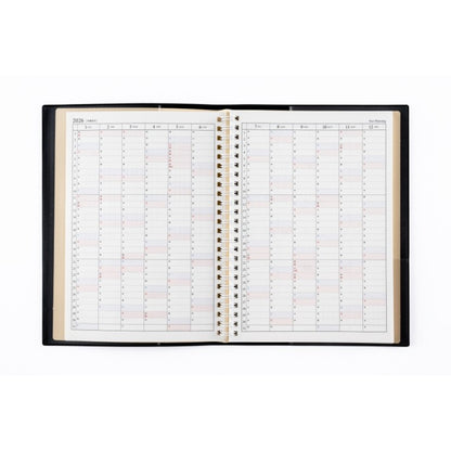 ＃No.451リングダイアリー（レフト）黒A5判 : (株)日本法令 : No.451 Ring diary (left) black A5 size : 9784471854515