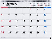 Load image into Gallery viewer, TAKAHASHI Takahashi Shoten 2026 January Start Calendar A3 E16 Eco Calendar Wall-Mounted 2026 Business Simple Eco Schedule Book Diary Timekeeper :9784471825164

