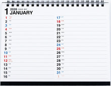 Load image into Gallery viewer, TAKAHASHI Takahashi Shoten 2026 January Start Calendar B6 E160 Eco-Calendar Desk Monday Start 2026 Business Simple Eco Schedule Book Planner Time Keeper :9784471825690

