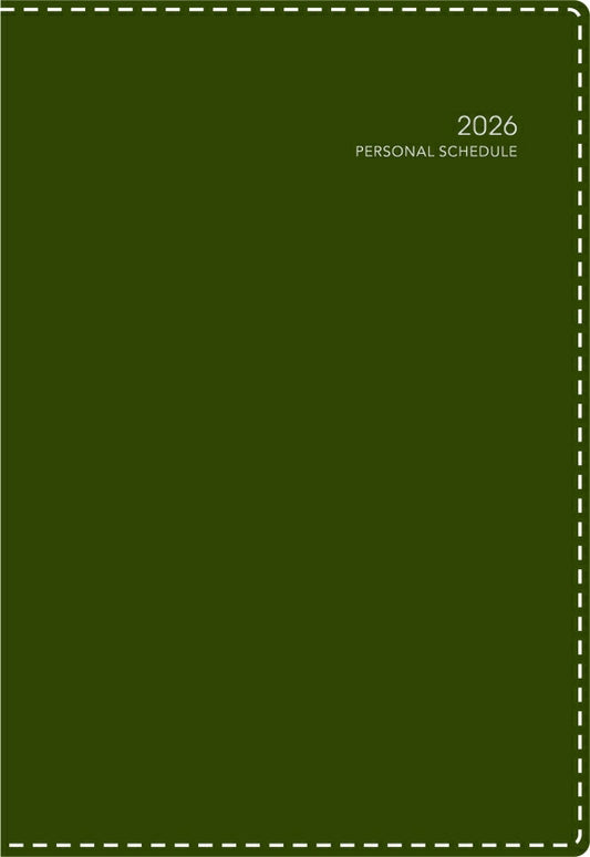 TAKAHASHI Takahashi Shoten 2026 April Start Planner A5 No.628 Clair la Pro R 3 Green Takahashi Planner 2026 Business Standard Simple Planner Cover Cute Bound Planner Diary Schedule Book Planner Timekeeper: 9784471796280