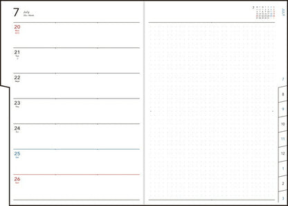TAKAHASHI Takahashi Shoten 2026 April Start Planner B6 No.747 torinco R 6 Sage Green Takahashi Planner 2026 Business Standard Simple Planner Cover Cute Bound Planner Diary Schedule Book Planner Time Keeper: 9784471797478