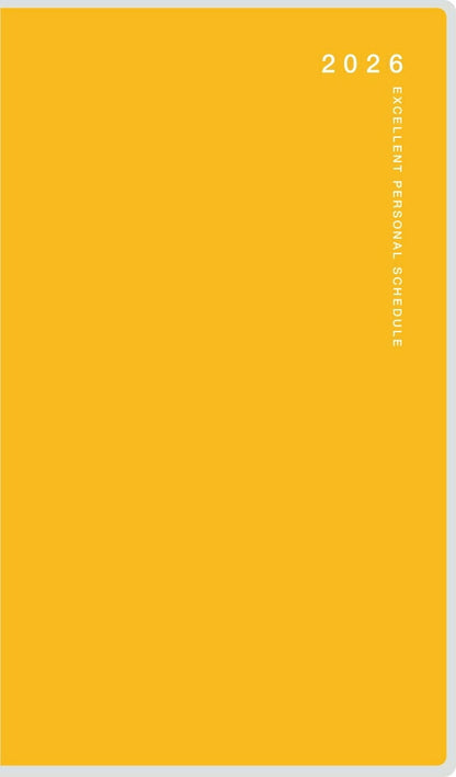TAKAHASHI Takahashi Shoten 2026 April Start Planner A6 No.798 Liberte Duo 8 Light Mimosa Notebook Size Takahashi Planner 2026 Business Standard Simple Planner Cover Cute Bound Planner Diary Schedule Book Timekeeper Planner :9784471797980