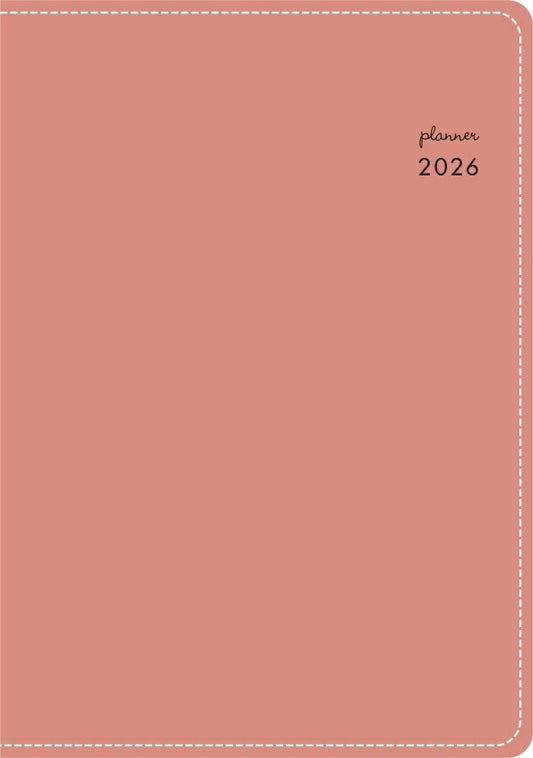 TAKAHASHI 高橋書店 2026 4月始まり 手帳 B6 No.606 ﾘﾗｸﾚｰﾙ 3  月曜始まり ﾋﾟﾝｸｿﾙﾄ 高橋 手帳 2026年 ﾋﾞｼﾞﾈｽ 定番 ｼﾝﾌﾟﾙ 手帳ｶﾊﾞｰ かわいい とじ手帳 日記  ｽｹｼﾞｭｰﾙ帳 手帳のﾀｲﾑｷｰﾊﾟｰ :9784471828974
