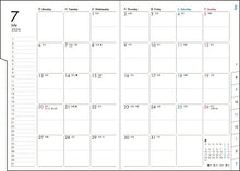 Load image into Gallery viewer, TAKAHASHI Takahashi Shoten 2026 April Start Planner B6 No. 924 Mia Clare R 4 Monday Start Takahashi Planner 2026 Business Standard Simple Planner Cover Cute Bound Planner Diary Schedule Book Planner Timekeeper: 9784471799243
