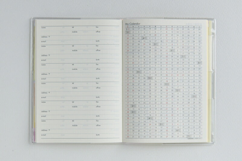 TAKAHASHI Takahashi Shoten 2026 April Start Planner A6 No. 935 Mia Clair Coquette 1 Takahashi Planner 2026 Business Standard Simple Planner Cover Cute Bound Planner Diary Schedule Book Planner Timekeeper :9784471809355