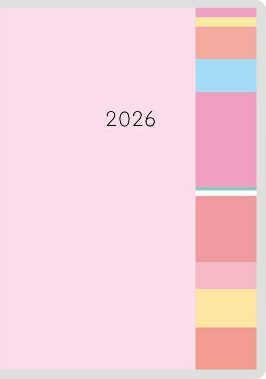 TAKAHASHI Takahashi Shoten 2026 April Start Planner A6 No.937 Mia Clair Coquette 3 Takahashi Planner 2026 Business Standard Simple Planner Cover Cute Bound Diary Schedule Book Planner Time Keeper :9784471809379
