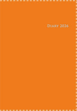 Load image into Gallery viewer, TAKAHASHI Takahashi Shoten 2026 April Start Business Diary A5 No. 964 Desk Diary Casual 4 Orange Takahashi Diary 2026 Business Standard Simple Diary Cover Cute Bound Diary Journal Schedule Book Diary Type: 9784471799649
