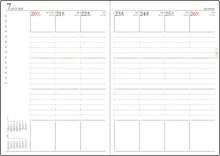 Load image into Gallery viewer, TAKAHASHI Takahashi Shoten 2026 April Start Planner A5 No. 966 Desk Diary Casual 6 Moss Green Takahashi Planner 2026 Business Standard Simple Planner Cover Cute Bound Planner Diary Schedule Book Time of Planner: 9784471799663
