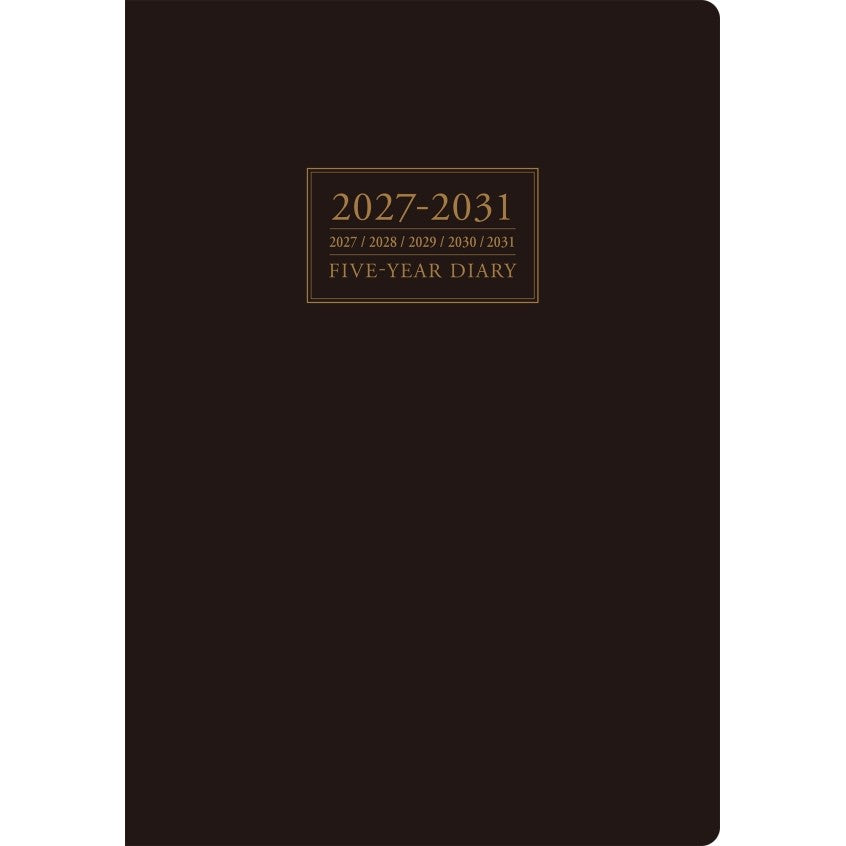 ＃No.61 5年卓上日誌  茶 A5 : (株)日本法令 : 9784471860615