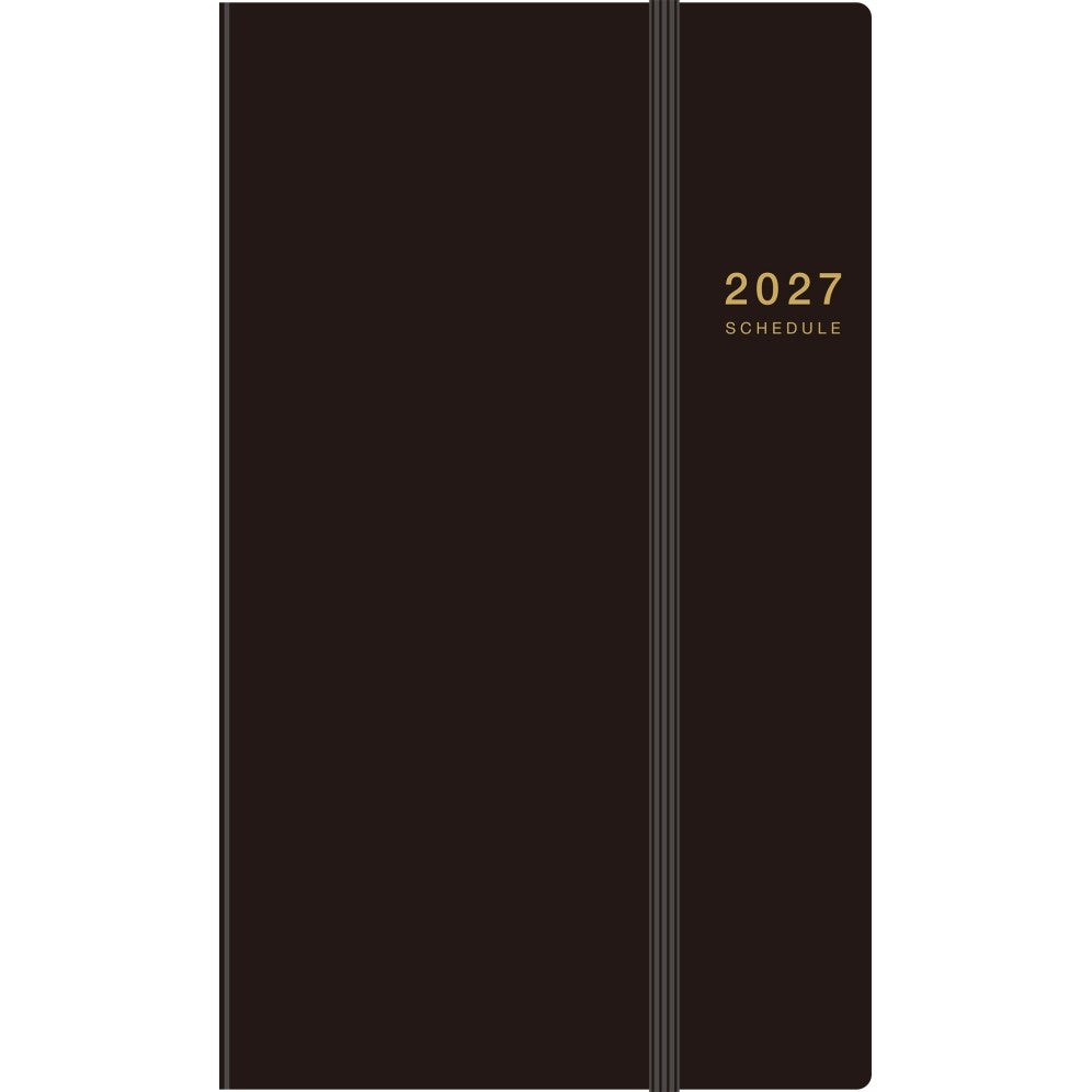 ＃No.91 リングダイアリー スリム  レフト 黒 A5変型 : (株)日本法令 : 9784471860912
