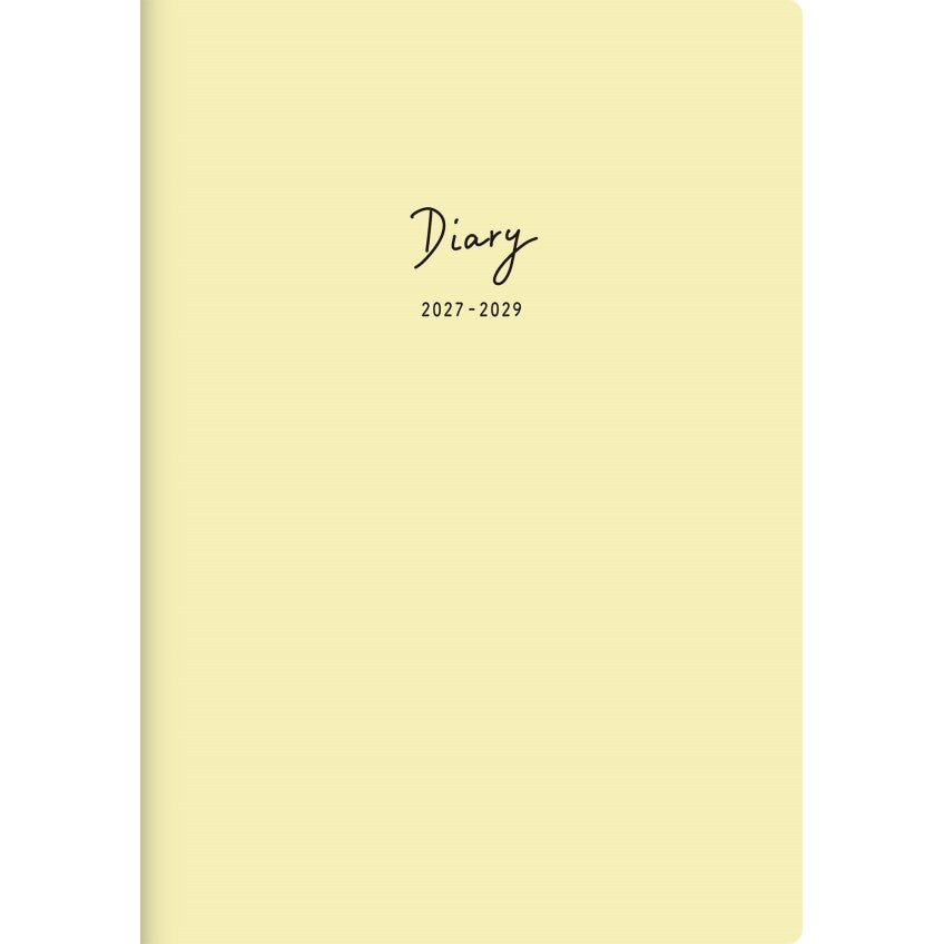 ＃No.344 3年DIARY  クリームイエロー B6 : (株)日本法令 : 9784471863449