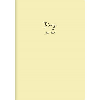 ＃No.344 3年DIARY  クリームイエロー B6 : (株)日本法令 : 9784471863449