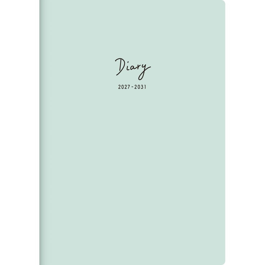 ＃No.345 5年DIARY  ミントグリーン B6 : (株)日本法令 : 9784471863456
