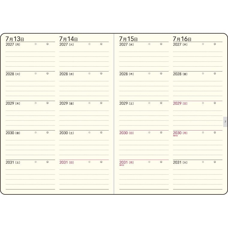 ＃No.347 5年DIARY  ローズピンク B6 : (株)日本法令 : 9784471863470