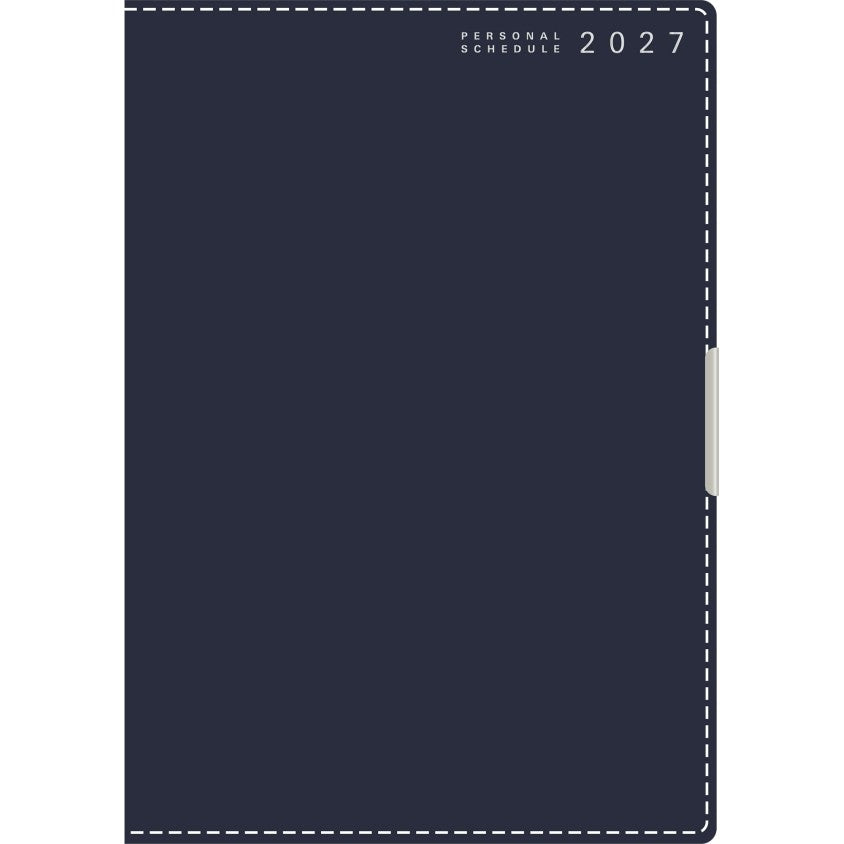 ＃No.395 Tディレクションダイアリー ワイド  ネイビー A5 : (株)日本法令 : 9784471863951