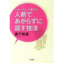 画像をギャラリービューアに読み込む, 人前であがらずに話す技法
