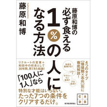 画像をギャラリービューアに読み込む, 藤原和博の必ず食える１％の人になる方法 Kazuhiro Fujiwara
