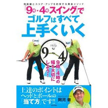 画像をギャラリービューアに読み込む, 「９時・４時スイング」でゴルフはすべて上

