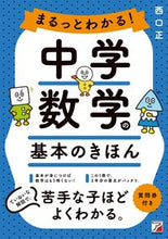 Load image into Gallery viewer, #Masaki Nishiguchi #Marutto Wakaru! Chugaku Sugaku no Kihon no Kihon (All You Need to Know! The Absolute Basics of Junior High School Math) :9784756922229
