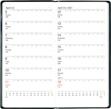Load image into Gallery viewer, HAKUBUNKAN 博文館新社 2021年4月始まり 手帳 A6 476 ｳｨｰｸﾘｰﾎﾟｹｯﾄﾀﾞｲｱﾘｰ･ｽﾘﾑ(黒) 大人かわいい おしゃれ 可愛い ｷｬﾗｸﾀｰ 手帳ｶﾊﾞｰ　日記帳　サイズ  ｽｹｼﾞｭｰﾙ帳 手帳のﾀｲﾑｷｰﾊﾟｰ :9784781529417
