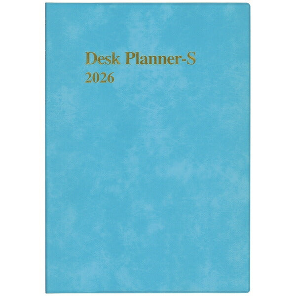 HAKUBUNKAN Hakubunkan Shinsha 2026 January Start Planner B5 267 Desk Planner with Ribbon Bookmark Sky Blue Planner Diary Hakubunkan Diary Design Planner Cover Diary Business Schedule Book Planner Timekeeper :9784781539713