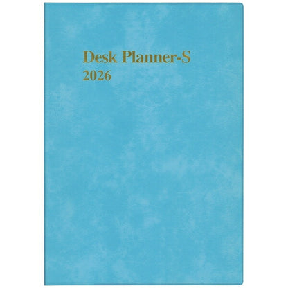 HAKUBUNKAN Hakubunkan Shinsha 2026 January Start Planner B5 267 Desk Planner with Ribbon Bookmark Sky Blue Planner Diary Hakubunkan Diary Design Planner Cover Diary Business Schedule Book Planner Timekeeper :9784781539713