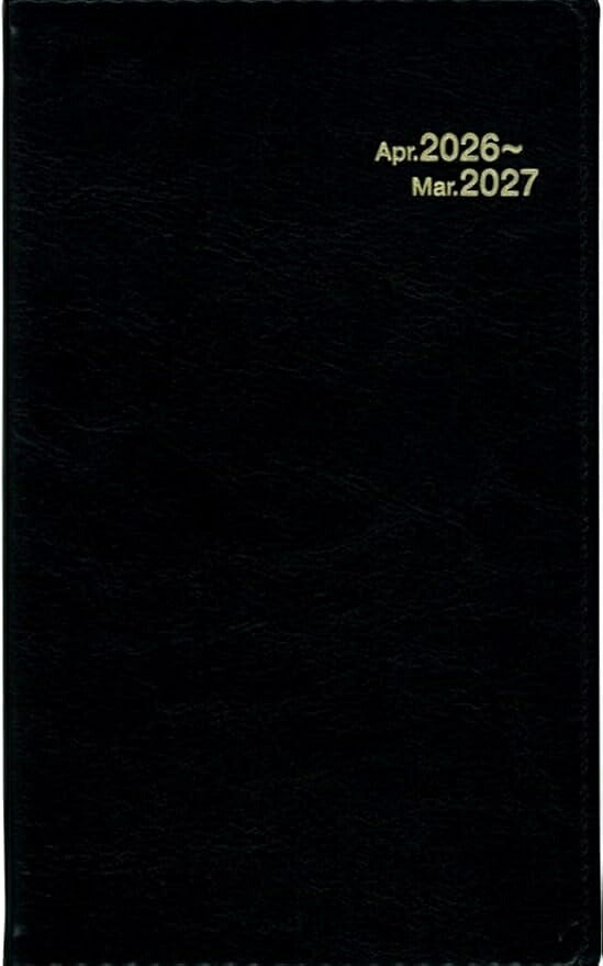 【予約★3月上旬発送】 HAKUBUNKAN 博文館新社 2026 4月始まり 手帳 A6 4754 MD-5 Monday ﾌﾞﾗｯｸ 手帳 diary 博文館 日記　ﾃﾞｻﾞｲﾝ 手帳ｶﾊﾞｰ ﾀﾞｲｱﾘｰ ﾋﾞｼﾞﾈｽ  ｽｹｼﾞｭｰﾙ帳 手帳のﾀｲﾑｷｰﾊﾟｰ :9784781541488