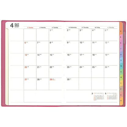 【予約★3月上旬発送】 HAKUBUNKAN 博文館新社 2026 4月始まり 手帳 A5 4790 SD-20 Indexﾌﾟﾗﾝﾅｰ ﾋﾟﾝｸ 手帳 diary 博文館 日記　ﾃﾞｻﾞｲﾝ 日曜始まり ﾀﾞｲｱﾘｰ ﾋﾞｼﾞﾈｽ  ｽｹｼﾞｭｰﾙ帳 手帳のﾀｲﾑｷｰﾊﾟｰ :9784781538822