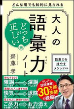 画像をギャラリービューアに読み込む, #齋藤孝 #大人の語彙力ノートどっちが正しい？編
