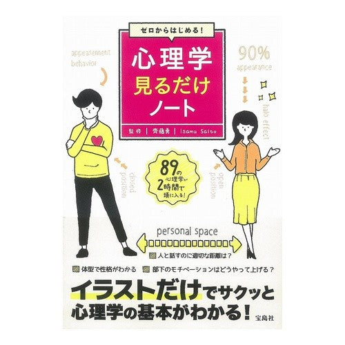 ゼロからはじめる！心理学見るだけノート Site isam Start from zero! Psychology just look notes