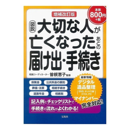 大切な人が亡くなったあとの届け出・　補改 Soneiko Notification and amendments after a loved one passes away