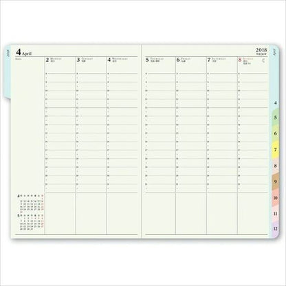 スケジュール帳 2018 JMAM 能率手帳 2018年1月始まり 手帳 A6 2232 王様ウィークリー A6iバーチカル 2017 2018 マンスリー キャラクター 可愛い 手帳のタイムキーパー :9784800531179