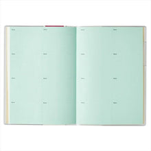 Load image into Gallery viewer, JMAM Nohritsu Techo 2021 April Start Planner B6 PAGEM Monthly B6-i Aida ni Memo Sunday (Yellow) 9905 Adult Cute Stylish Kawaii Character Planner Cover Schedule Book Techo no Timekeeper :9784820759102

