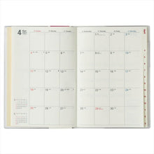 Load image into Gallery viewer, JMAM Efficiency Notebook April 2021 Start Planner B6 PAGEM Monthly B6-i Sunday (Pink Check) 9909 Cute Adult Stylish Kawaii Character Planner Cover Diary Size Scheduler Planner Timekeeper :9784820739944
