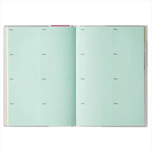 Load image into Gallery viewer, JMAM Efficiency Notebook April 2021 Start Planner B6 PAGEM Monthly B6-i Sunday (Pink Check) 9909 Cute Adult Stylish Kawaii Character Planner Cover Diary Size Scheduler Planner Timekeeper :9784820739944
