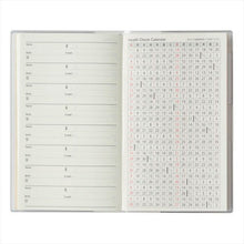 Load image into Gallery viewer, JMAM Efficiency Diary April 2021 Start Planner A6 PAGEM Monthly Slim-i Note between days Sunday (White x Lavender) 9917 Adult Cute Stylish Character Planner Cover Schedule Book Planner Timekeeper: 9784820738251

