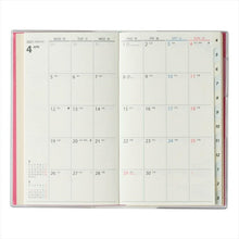 Load image into Gallery viewer, JMAM Efficiency Notebook April 2021 Start A6 PAGES Monthly Slim-i Monday Start (Magenta Pink) 9934 Cute for Adults, Stylish, Cute Character Notebook Cover, Schedule Book, Notebook Timekeeper: 9784800540126
