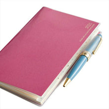 Load image into Gallery viewer, JMAM Efficiency Notebook April 2021 Start A6 PAGES Monthly Slim-i Monday Start (Magenta Pink) 9934 Cute for Adults, Stylish, Cute Character Notebook Cover, Schedule Book, Notebook Timekeeper: 9784800540126
