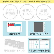Load image into Gallery viewer, ｽｹｼﾞｭｰﾙ帳 2022 年4月始まり JMAM 能率手帳 手帳 A5 NOLTY ｱｸｾｽ ﾏﾝｽﾘｰ 日曜始まり ﾈｲﾋﾞｰ 9693 日本能率協会 ｺﾞｰﾙﾄﾞ nolty ﾌﾟﾗﾝﾅｰｽﾞ 黒 手帳ｶﾊﾞｰ 日記帳 ｻｲｽﾞ おしゃれ 手帳のﾀｲﾑｷｰﾊﾟｰ :9784800559777
