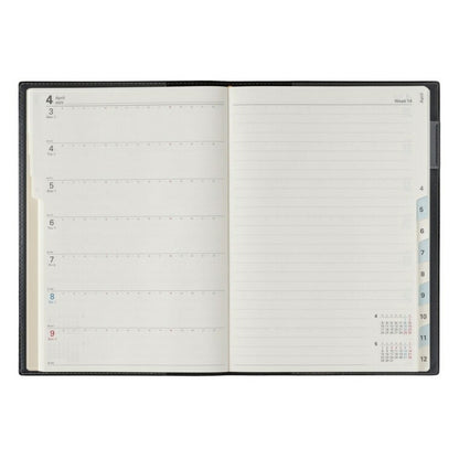 Notebook, Schedule Book, JMAM, Nōritsu Techo, January 2023 Start, A5, NOLTY Access 1, Orange 6464, Planners, Notebook Cover, Stylish, Japan Management Association, Techo no Timekeeper: 9784800544506