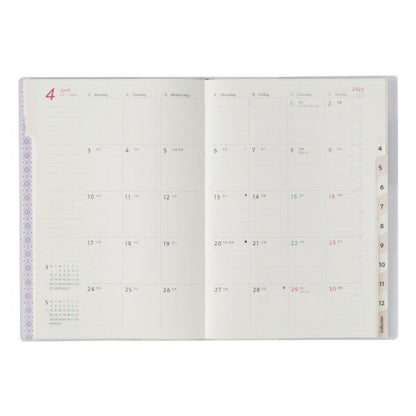 手帳 ｽｹｼﾞｭｰﾙ帳 JMAM 能率手帳 2023 年 1月始まり 月間式(月間ﾎﾘｿﾞﾝﾀﾙ) B6 ﾐﾈｯﾄ ﾏﾝｽﾘｰﾛｸﾞ 月曜 ﾊﾟﾙﾏ 2894 nolty ﾌﾟﾗﾝﾅｰｽﾞ 手帳ｶﾊﾞｰ おしゃれ 日本能率協会 手帳のﾀｲﾑｷｰﾊﾟｰ :9784800563552