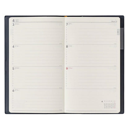 【名入れ可能】 JMAM 能率手帳 2023年4月始まり 手帳 A6 ｳｨｰｸﾘｰ 9106 NOLTY ﾜｲﾄﾞ2 ﾌﾞﾙｰ ﾋﾞｼﾞﾈｽ ﾌﾟﾗﾝﾅｰｽﾞ 手帳ｶﾊﾞｰ かわいい 日本能率協会  ｽｹｼﾞｭｰﾙ帳 手帳のﾀｲﾑｷｰﾊﾟｰ :9784800559333