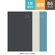 JMAM 能率手帳 2024年1月始まり 手帳 B6(変型) NOLTYﾕｰ(ｵｰﾙﾄﾞﾌﾞﾙｰ) 01:NOLTY 6524 能率手帳 2024 能率 NOLTY　スケジュール帳  ｽｹｼﾞｭｰﾙ帳 手帳のﾀｲﾑｷｰﾊﾟｰ :4901470136472