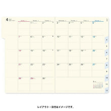 Load image into Gallery viewer, JMAM 能率手帳 2024年1月始まり 手帳 B6 PﾏﾝｽﾘｰB6-iｱｲﾀﾞにﾒﾓ日曜(ｻﾝﾄﾞﾋﾟﾝｸ) 02:PAGEM 2644 能率手帳 2024 能率 NOLTY　スケジュール帳  ｽｹｼﾞｭｰﾙ帳 手帳のﾀｲﾑｷｰﾊﾟｰ :9784800525031
