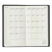 Load image into Gallery viewer, JMAM Japan Management Association Management Center 2024 April Start Planner A6 9033 April NOLTY Excel 8 Black E-no-ritsu nolty Business Bound Planner PAGEM Cute Schedule Planner Planner Timekeeper :9784800538871
