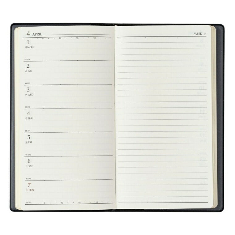 JMAM Japan Management Association Management Center 2024 April Start Planner A6 9033 April NOLTY Excel 8 Black E-no-ritsu nolty Business Bound Planner PAGEM Cute Schedule Planner Planner Timekeeper :9784800538871