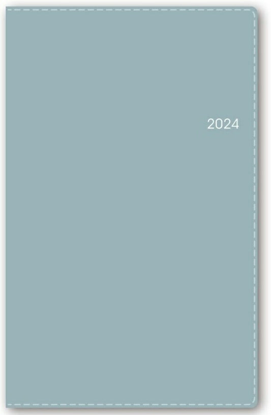 JMAM Japan Management Association Management Center April 2024 Start (March 2024 Start) Planner A6 9057 NOLTY Pocket Casual 4 Light Blue Noritsu nolty Business Bound Planner Schedule Book Timekeeper for Planners :9784800538925