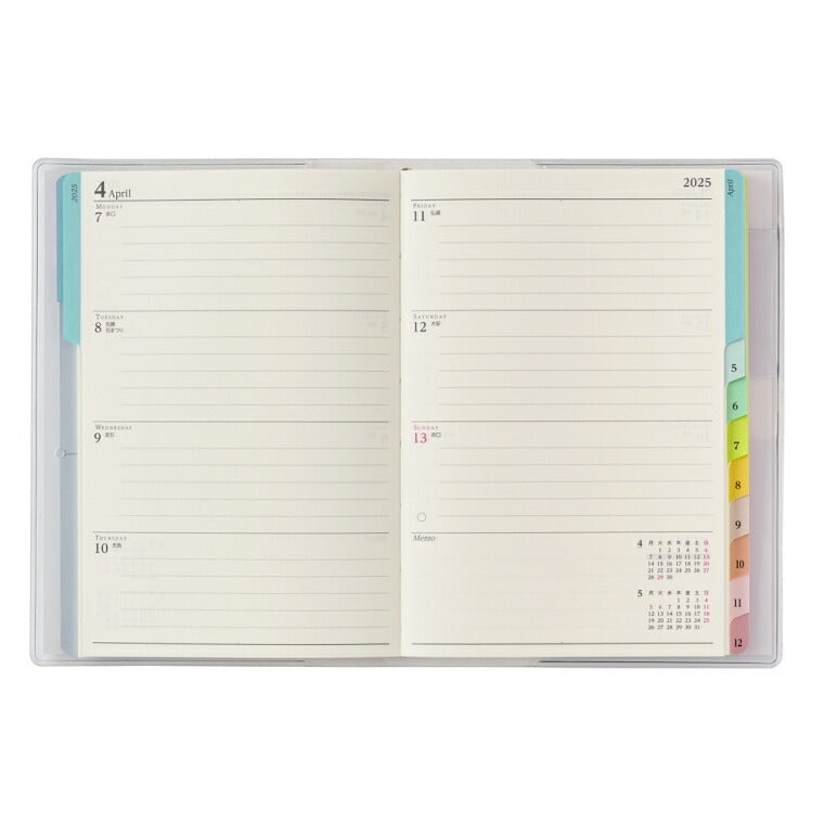 JMAM Japan Management Association Management Center 2025 January Start Planner A6 2213 A6-i Memo Monday Pink 2025 Efficiency NOLTY PAGEM Planner Calendar Business Diary Household Ledger Schedule Book Planner's Timekeeper: 9784800541963