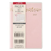 Load image into Gallery viewer, JMAM 日本能率協会ﾏﾈｼﾞﾒﾝﾄｾﾝﾀｰ 2025年 1月始まり 手帳 A6 2715 A6-i ｱｲﾀﾞにﾒﾓ 日曜 ﾋﾟﾝｸ 2025 能率 ﾉﾙﾃｨ NOLTY ペイｼﾞｪﾑ手帳 ｶﾚﾝﾀﾞｰ ﾋﾞｼﾞﾈｽ 日記 家計簿  ｽｹｼﾞｭｰﾙ帳 手帳のﾀｲﾑｷｰﾊﾟｰ :9784800531513

