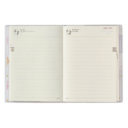 JMAM Japan Management Association Management Center 2025 January Start Planner A6 8508 Memory Diary White 2025 Noritsu NOLTY PAGEM Planner Calendar Business Diary Household Budget Schedule Planner Timekeeper :9784800531810
